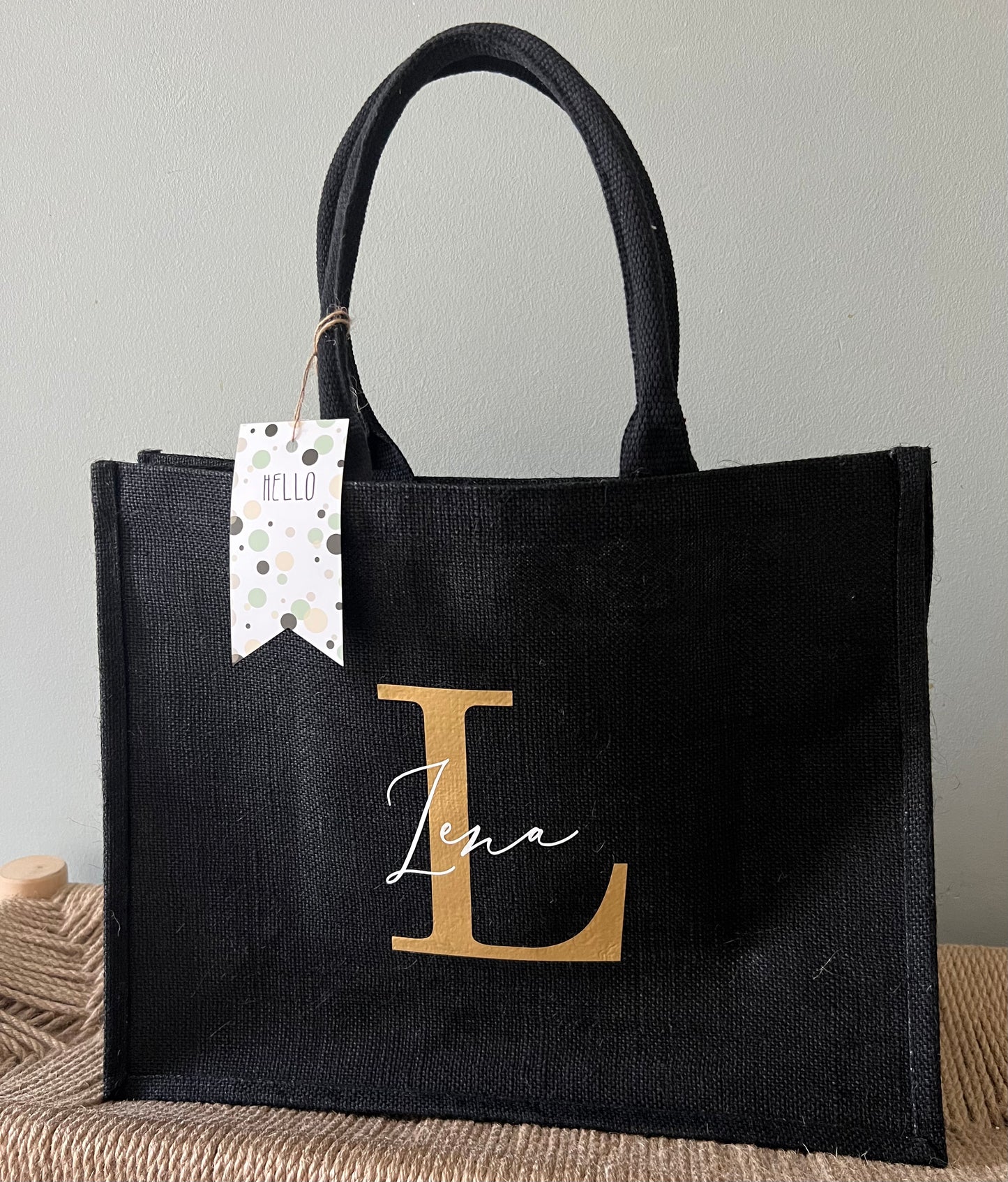 Personalisierter Jute Shopper