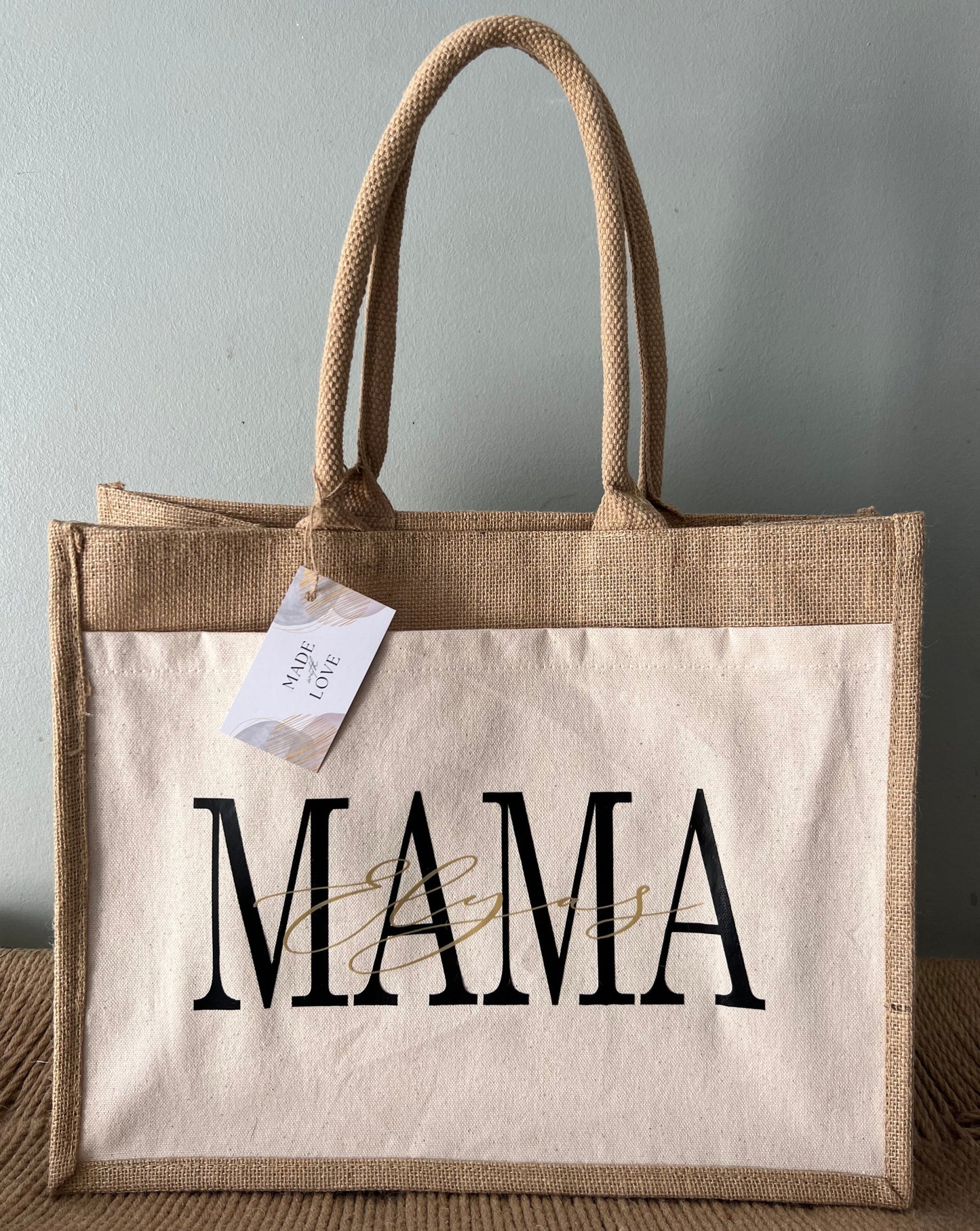 Personalisierter Jute Shopper