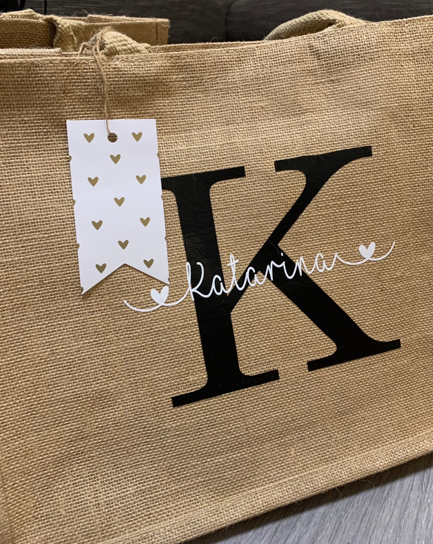 Personalisierter Jute Shopper